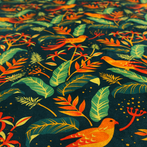 Midnight Tropics Paradise Upholstery Fabric DP-111
