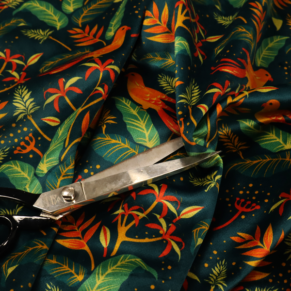 Midnight Tropics Paradise Upholstery Fabric DP-111