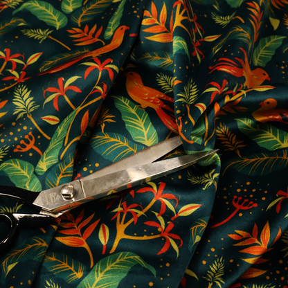 Midnight Tropics Paradise Upholstery Fabric DP-111