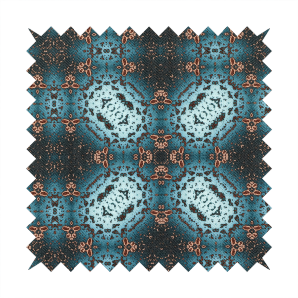 Copper Constellation Kaleidoscope Upholstery Fabric DP-113 - Roman Blinds