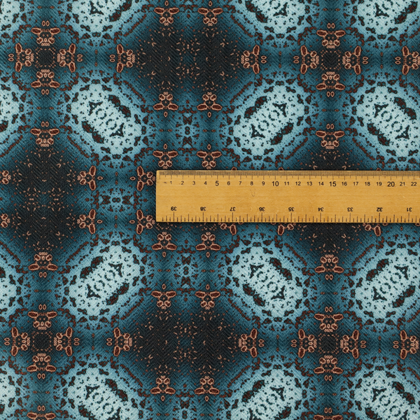 Copper Constellation Kaleidoscope Upholstery Fabric DP-113 - Roman Blinds