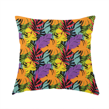 Neon Jungle Leaf Upholstery Fabric DP-119 - Handmade Cushions