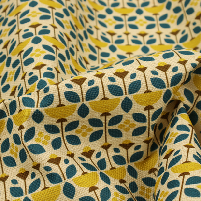 Sunny Stem Stack Upholstery Fabric DP-122 - Roman Blinds