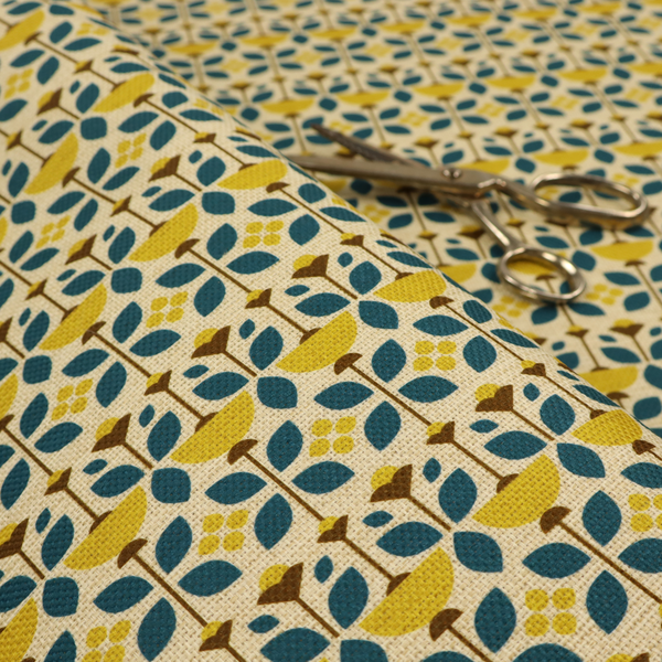 Sunny Stem Stack Upholstery Fabric DP-122 - Roman Blinds