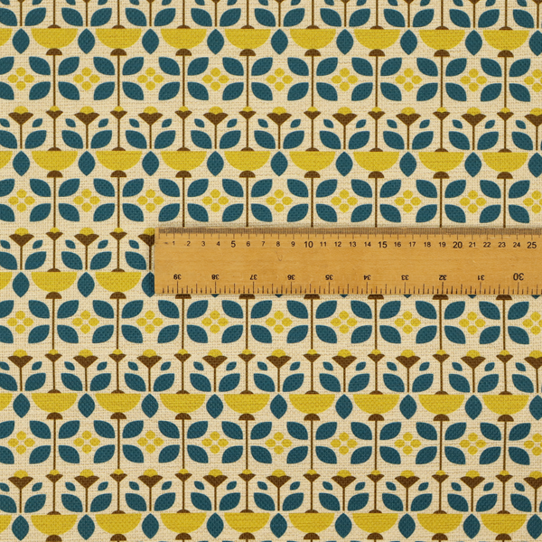Sunny Stem Stack Upholstery Fabric DP-122 - Roman Blinds