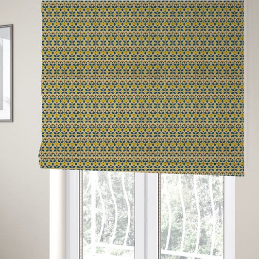 Sunny Stem Stack Upholstery Fabric DP-122 - Roman Blinds