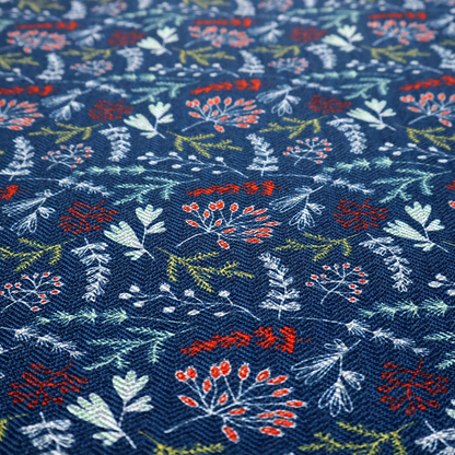 Woodland Sprigs and Berries Upholstery Fabric DP-125