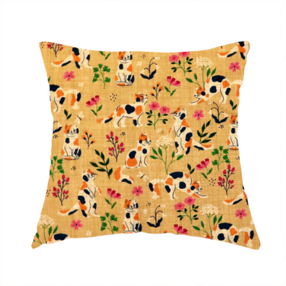 Purr-fectly Pink Petals Upholstery Fabric DP-127 - Handmade Cushions
