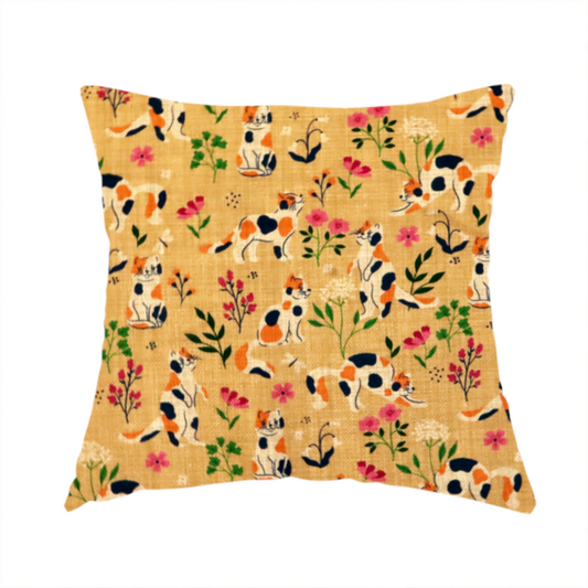Purr-fectly Pink Petals Upholstery Fabric DP-127 - Handmade Cushions