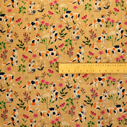 Purr-fectly Pink Petals Upholstery Fabric DP-127 - Made To Measure Curtains