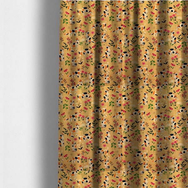 Purr-fectly Pink Petals Upholstery Fabric DP-127 - Made To Measure Curtains