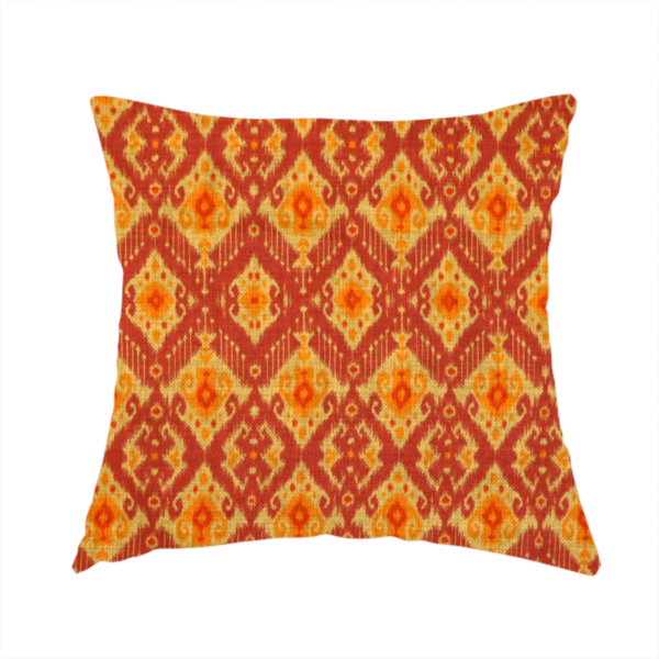 Bohemian Saffron and Rust Upholstery Fabric DP-128 - Handmade Cushions