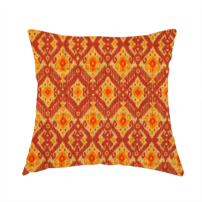 Bohemian Saffron and Rust Upholstery Fabric DP-128 - Handmade Cushions
