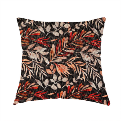 Dramatic Dark Floral/Leaf Upholstery Fabric DP-13 - Handmade Cushions