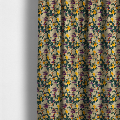 The Duke's Yellow Garden Upholstery Fabric DP-130 - Made To Measure Curtains