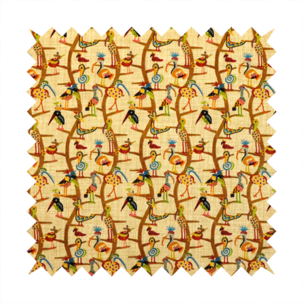 Carnival Row Exotic Bird Upholstery Fabric DP-131 - Made To Measure Curtains