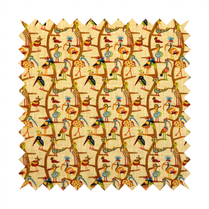 Carnival Row Exotic Bird Upholstery Fabric DP-131 - Made To Measure Curtains