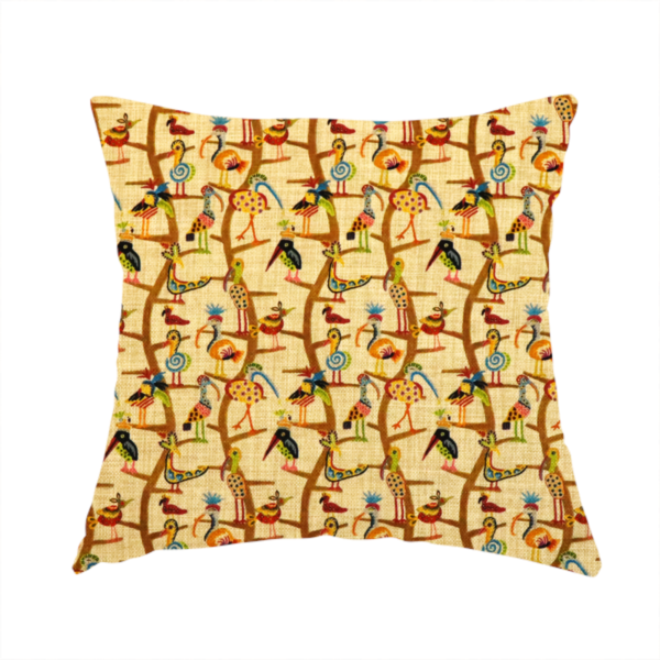 Carnival Row Exotic Bird Upholstery Fabric DP-131 - Handmade Cushions