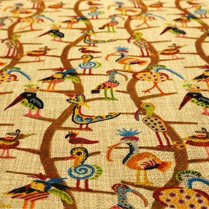 Carnival Row Exotic Bird Upholstery Fabric DP-131 - Made To Measure Curtains