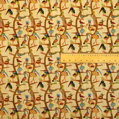 Carnival Row Exotic Bird Upholstery Fabric DP-131 - Made To Measure Curtains