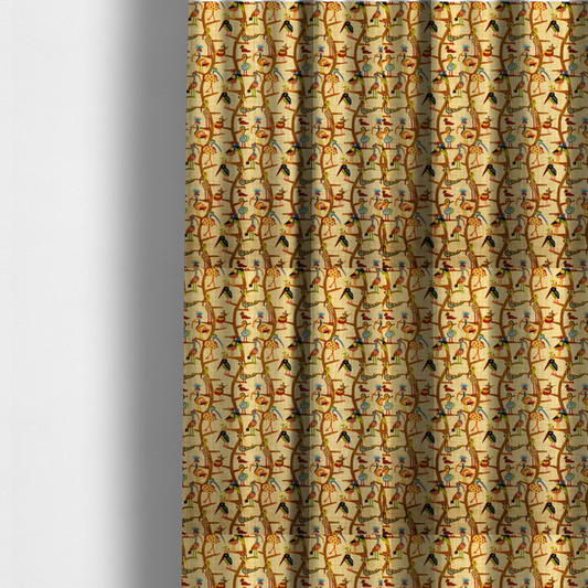 Carnival Row Exotic Bird Upholstery Fabric DP-131 - Made To Measure Curtains