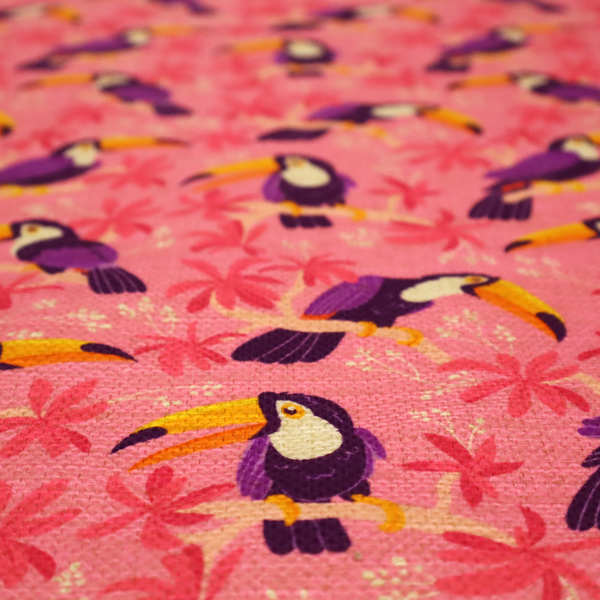 Pink Paradise Upholstery Fabric DP-132 - Roman Blinds