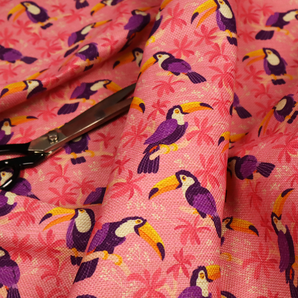Pink Paradise Upholstery Fabric DP-132 - Roman Blinds
