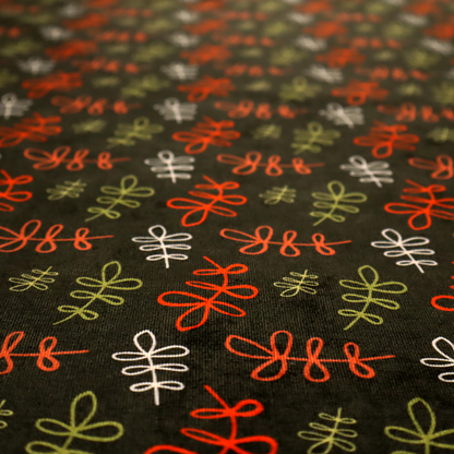 Winter Solstice Scribble Vines Upholstery Fabric DP-133 - Made To Measure Curtains