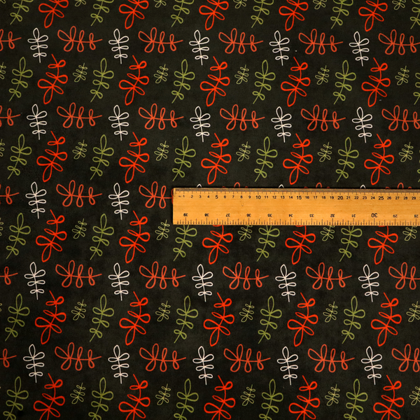 Winter Solstice Scribble Vines Upholstery Fabric DP-133 - Made To Measure Curtains