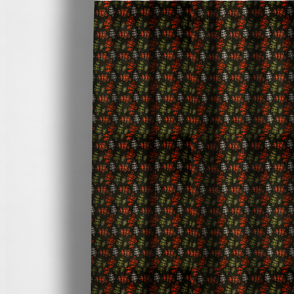 Winter Solstice Scribble Vines Upholstery Fabric DP-133 - Made To Measure Curtains