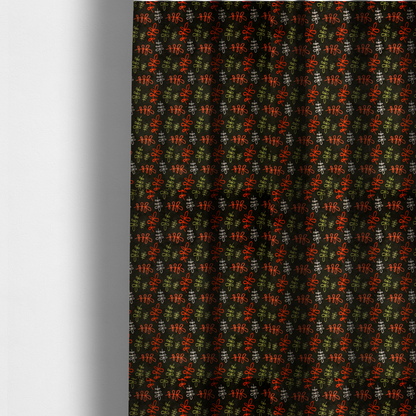 Winter Solstice Scribble Vines Upholstery Fabric DP-133 - Made To Measure Curtains