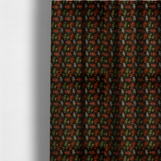 Winter Solstice Scribble Vines Upholstery Fabric DP-133 - Made To Measure Curtains
