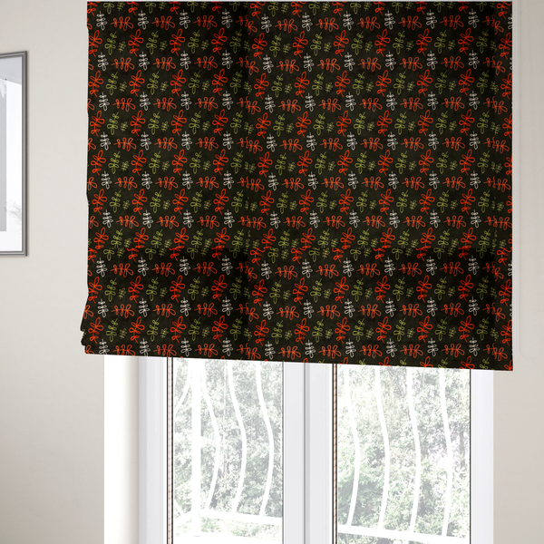 Winter Solstice Scribble Vines Upholstery Fabric DP-133 - Roman Blinds