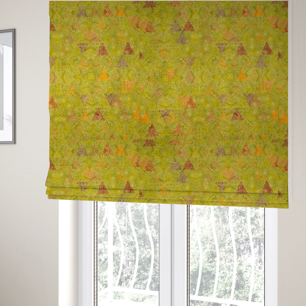 Lime Energy Upholstery Fabric DP-135 - Roman Blinds