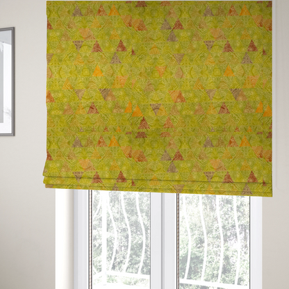 Lime Energy Upholstery Fabric DP-135 - Roman Blinds