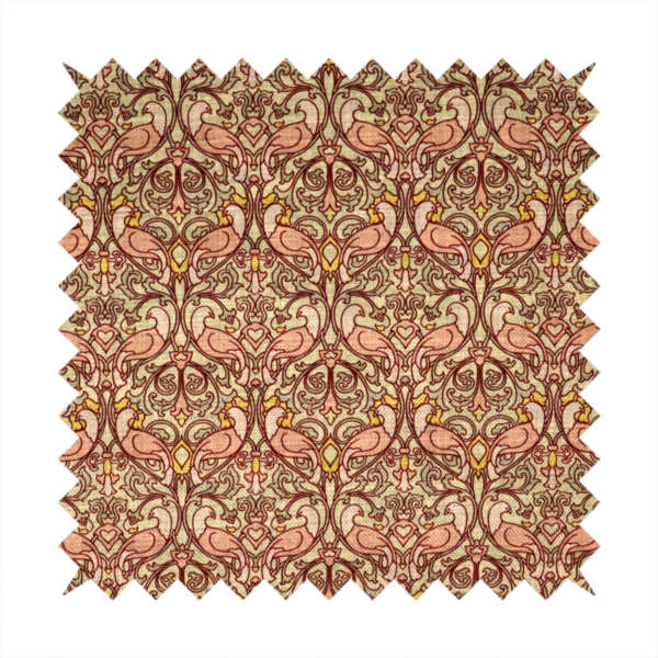 Lovebird Labyrinth Upholstery Fabric DP-136 - Made To Measure Curtains