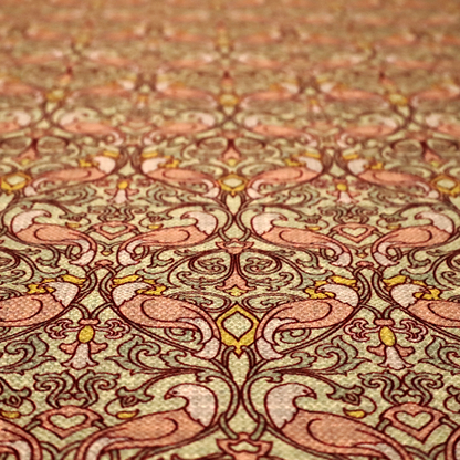 Lovebird Labyrinth Upholstery Fabric DP-136 - Made To Measure Curtains