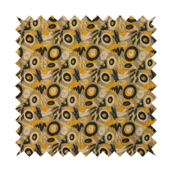 Bohemian Graffiti Abstract Upholstery Fabric DP-141