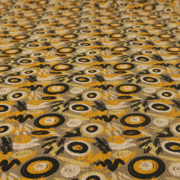 Bohemian Graffiti Abstract Upholstery Fabric DP-141