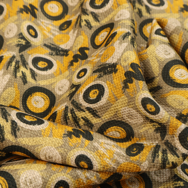 Bohemian Graffiti Abstract Upholstery Fabric DP-141