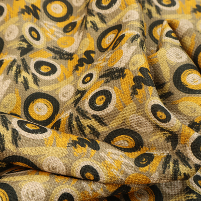 Bohemian Graffiti Abstract Upholstery Fabric DP-141