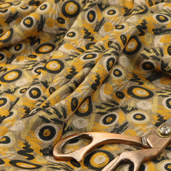 Bohemian Graffiti Abstract Upholstery Fabric DP-141