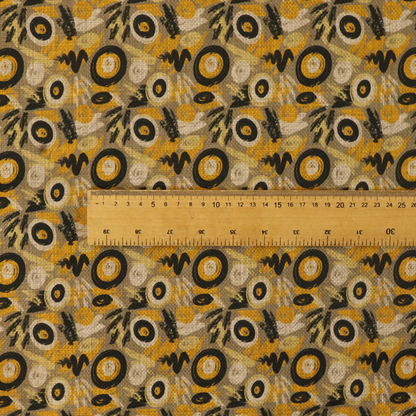 Bohemian Graffiti Abstract Upholstery Fabric DP-141