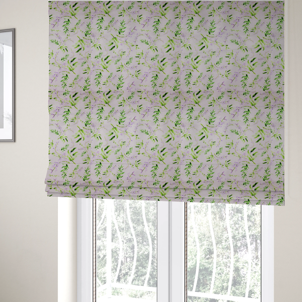 Enchanted Lilac Vines Upholstery Fabric DP-143 - Roman Blinds