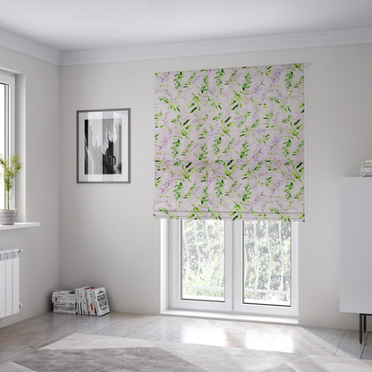 Enchanted Lilac Vines Upholstery Fabric DP-143 - Roman Blinds