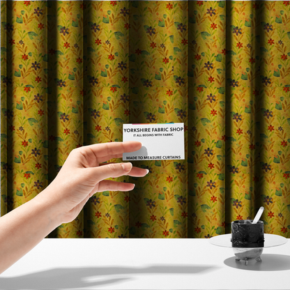 The Painter's Bloom Upholstery Fabric DP-144 - Made To Measure Curtains