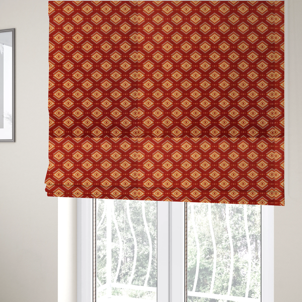Desert Sunset Diamond Upholstery Fabric DP-145 - Roman Blinds