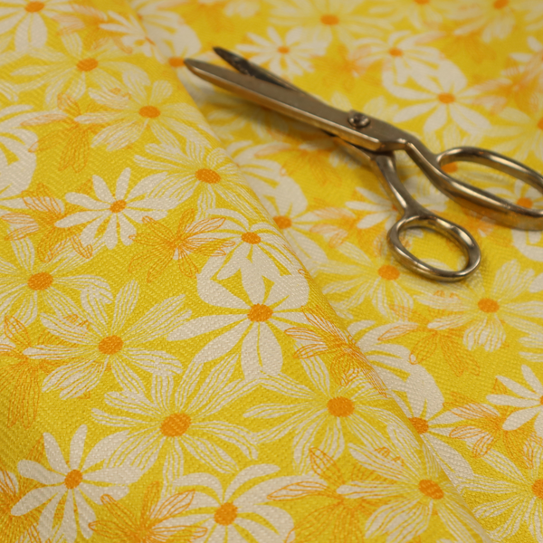 Seventies Summer Daisy Upholstery Fabric DP-147