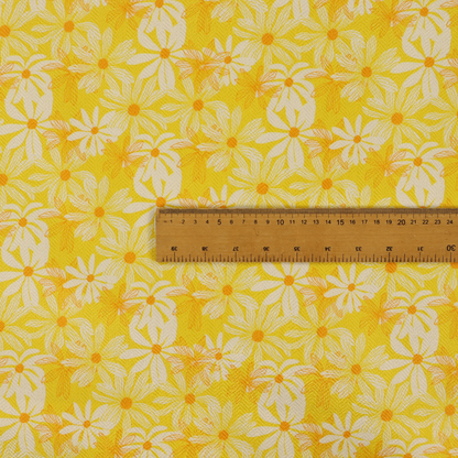 Seventies Summer Daisy Upholstery Fabric DP-147