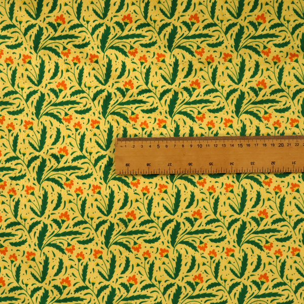 Golden Meadow Floral Upholstery Fabric DP-149